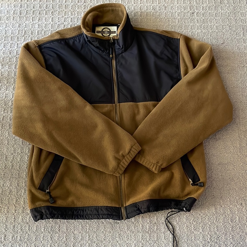 north end jacket fleece mans all climate full zip